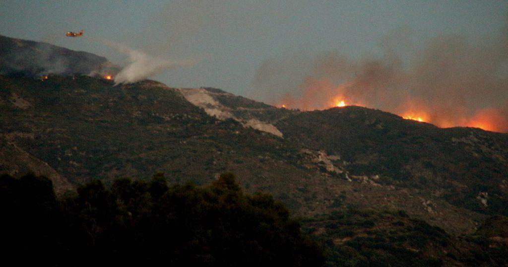 Φωτιά στην Ζάκυνθο: Δεν ηρεμεί το νησί – Αναζωπύρωση σε δύο μέτωπα