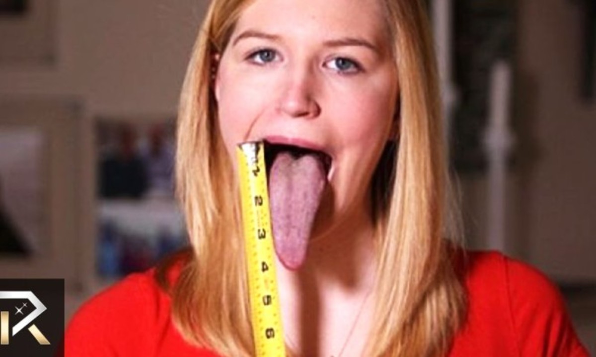 Η γυναίκα με την μεγαλύτερη γλώσσα και άλλα άτομα με απίστευτα μεγάλα μέρη σώματος… [vid]