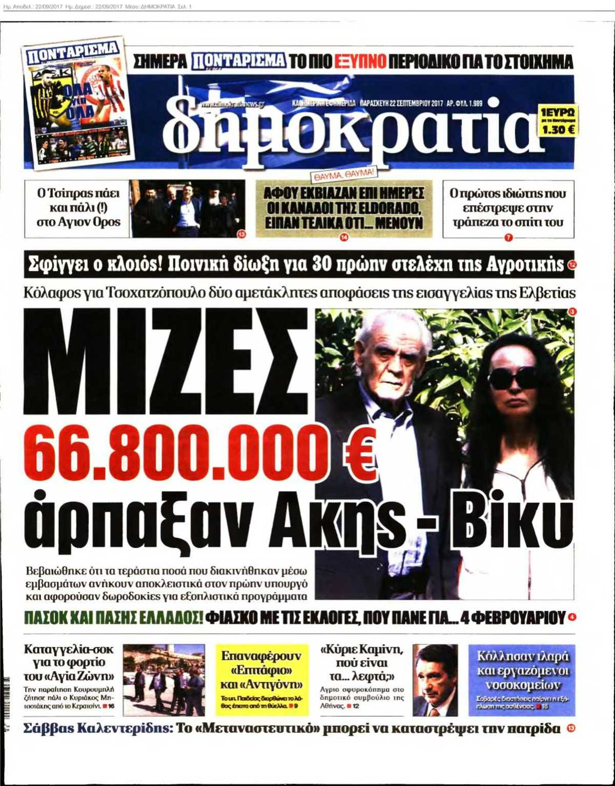 ΔΗΜΟΚΡΑΤΙΑ 22-09-2017