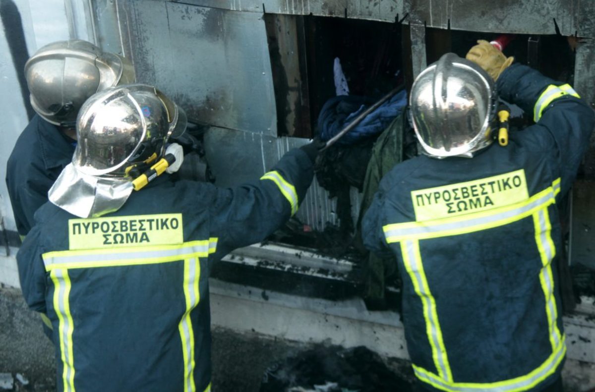 Φωτιά σε βιομηχανία ανελκυστήρων στο Κιλκίς