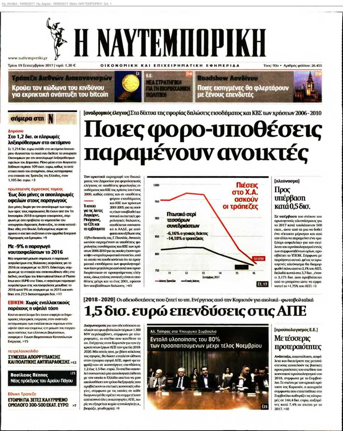 ΝΑΥΤΕΜΠΟΡΙΚΗ 19-09-2017