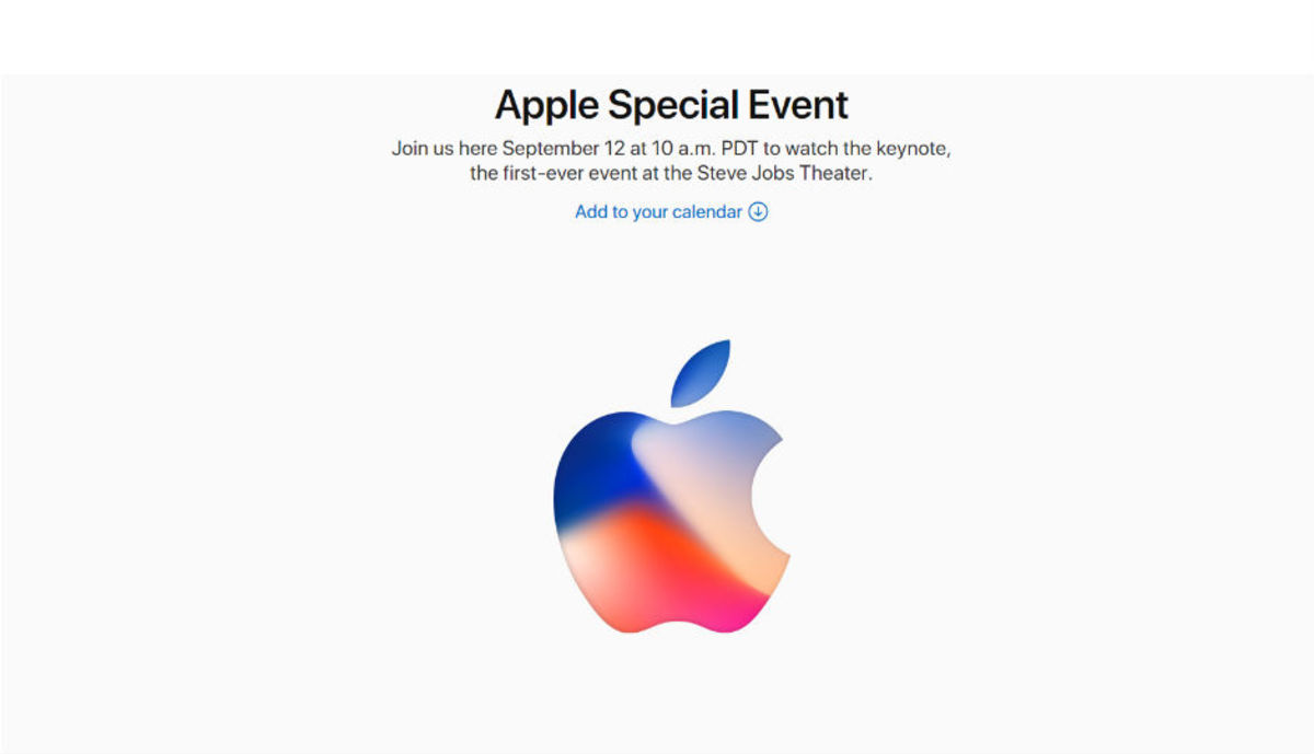 apple invitation iphone 8