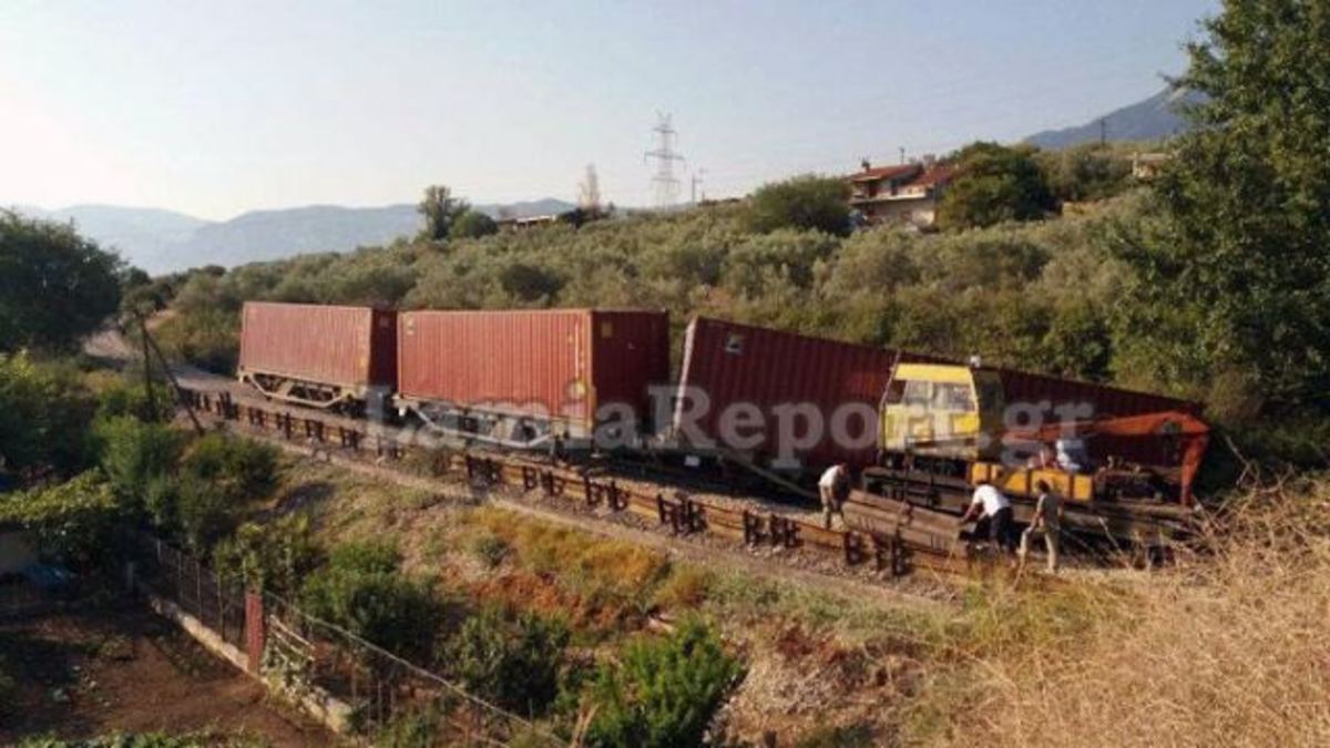 Εκτροχιασμός τρένου στο Λιανοκλάδι – Κλειστή η σιδηροδρομική γραμμή