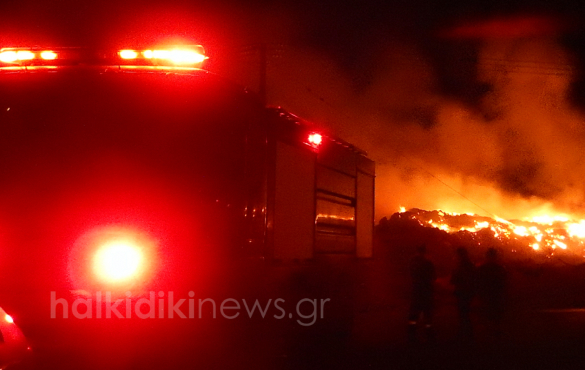 Χαλκιδική: Μάχη με τις φλόγες στην Κασσάνδρα