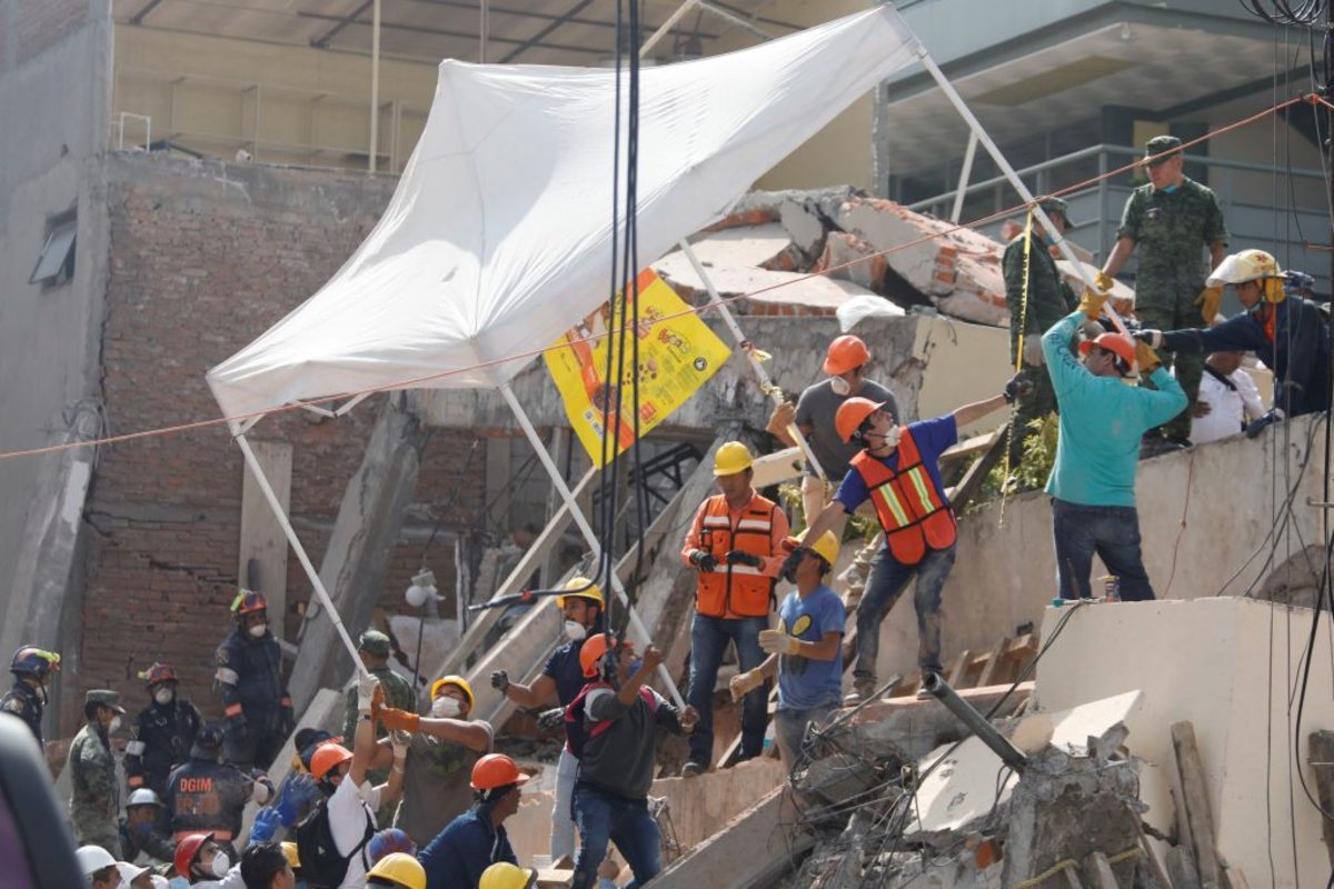 Μεξικό σχολείο σεισμός