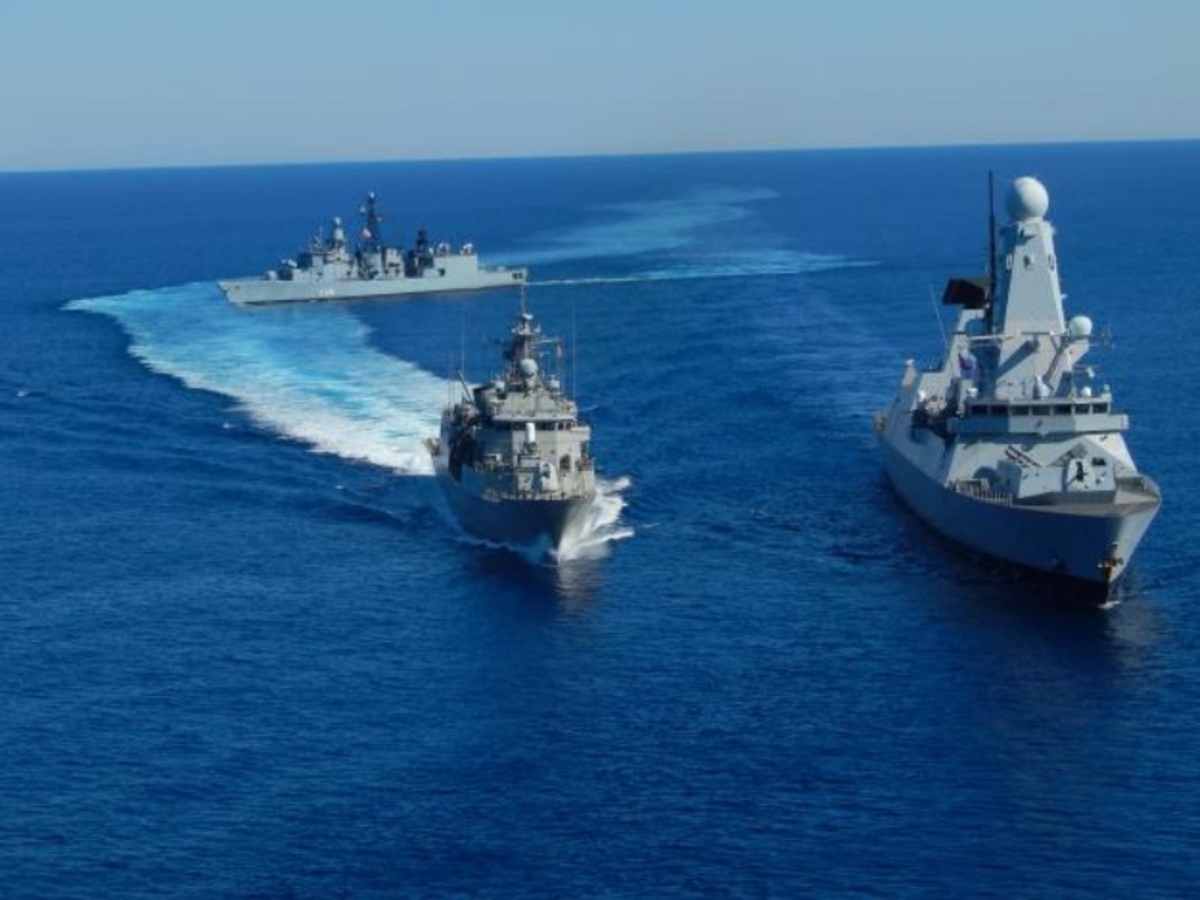 Φρεγάτες του Πολεμικού Nαυτικού σε συνεκπαίδευση με ΝΑΤΟϊκά πολεμικά [pics]
