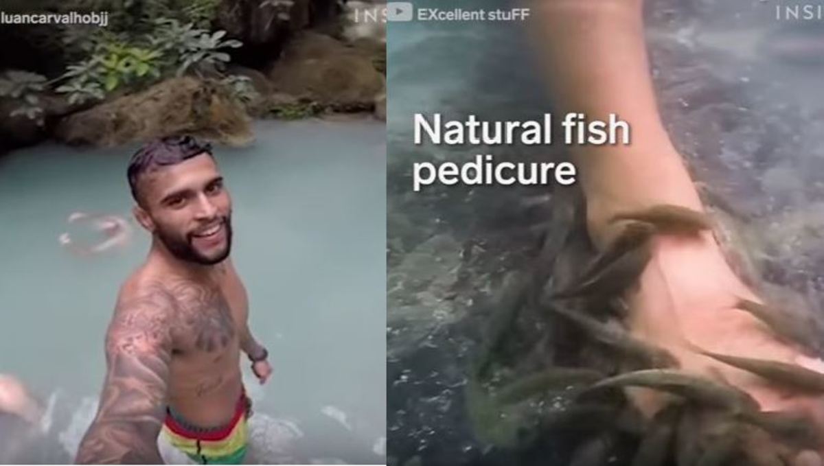 Το φυσικό σπα με ψάρια κάνει την Ταϊλάνδη ακόμα πιο ενδιαφέρουσα…