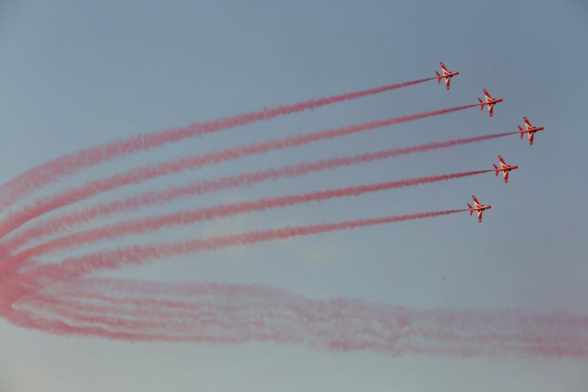 Athens Flying Week: Εντυπωσίασαν τα Red Arrows- Τι αποκάλυψε η υπεύθυνη της ομάδας για την εκπαίδευση τους [pics]