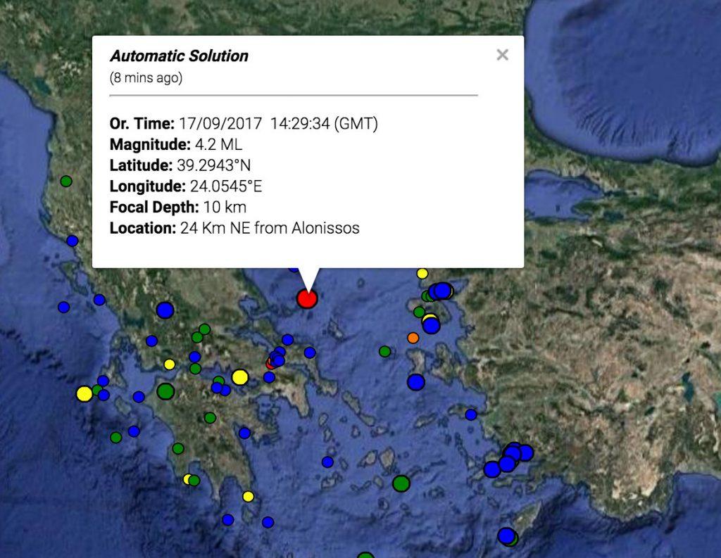 Σεισμός Αλόννησος