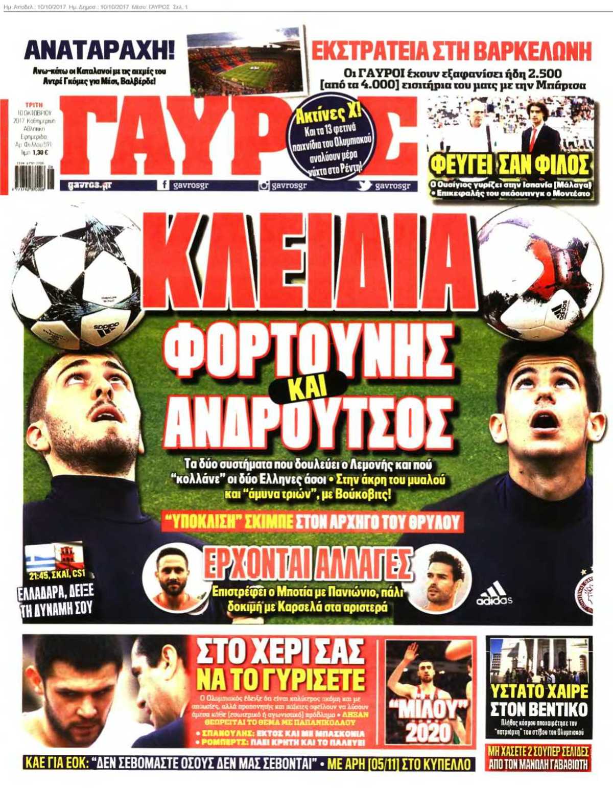 ΓΑΥΡΟΣ 10-10-2017