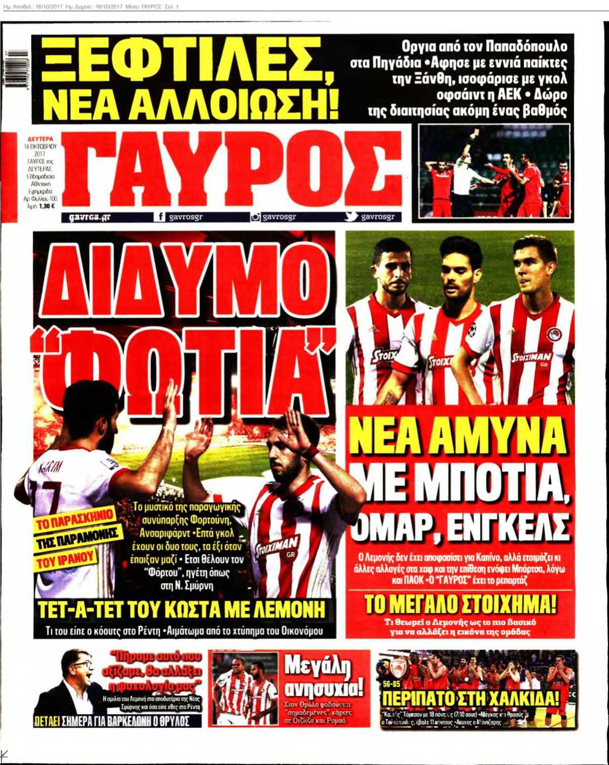 ΓΑΥΡΟΣ 16-10-2017