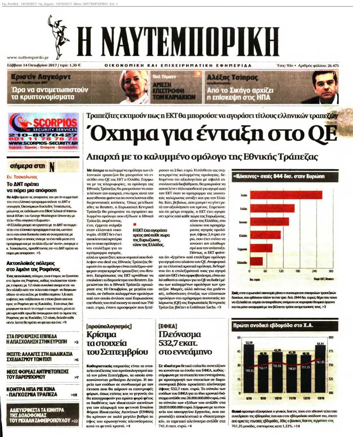 ΝΑΥΤΕΜΠΟΡΙΚΗ 14-10-2017