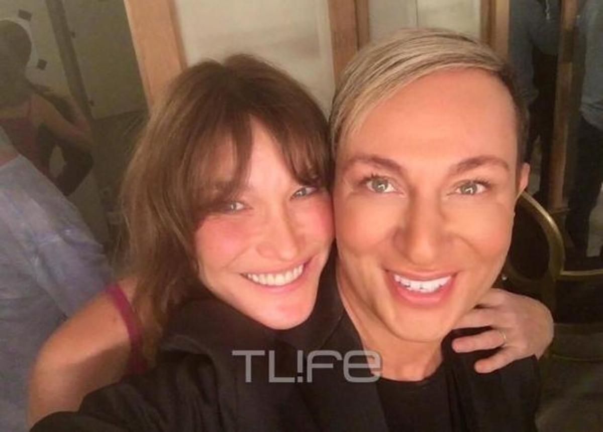 Βασίλειος Κωστέτσος: Όλα όσα έγιναν στο καμαρίνι της Carla Bruni και η γνωριμία του με τον Nicolas Sarkozy! [pics]