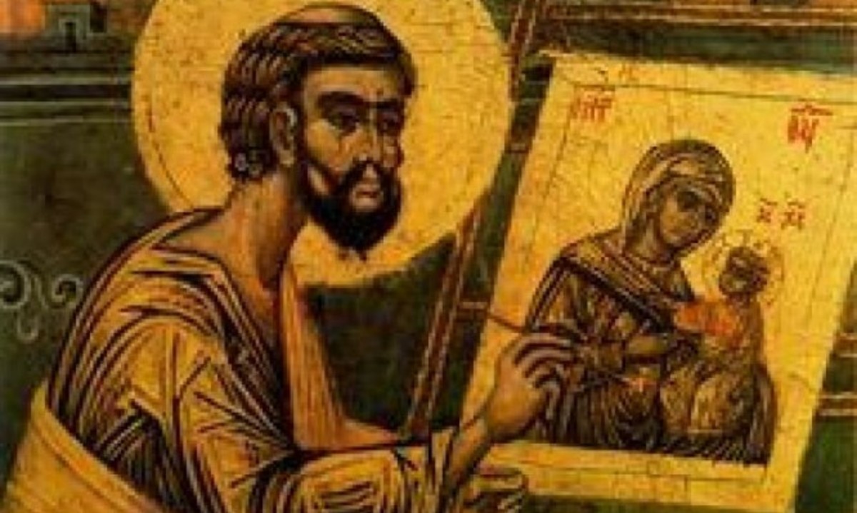 Ο Ευαγγελιστής Λουκάς και οι πρώτες εικόνες της Παναγίας