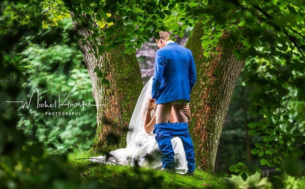 Μαντέψτε γιατί αυτή η…. περίεργη φωτογραφία γάμου έγινε…viral!