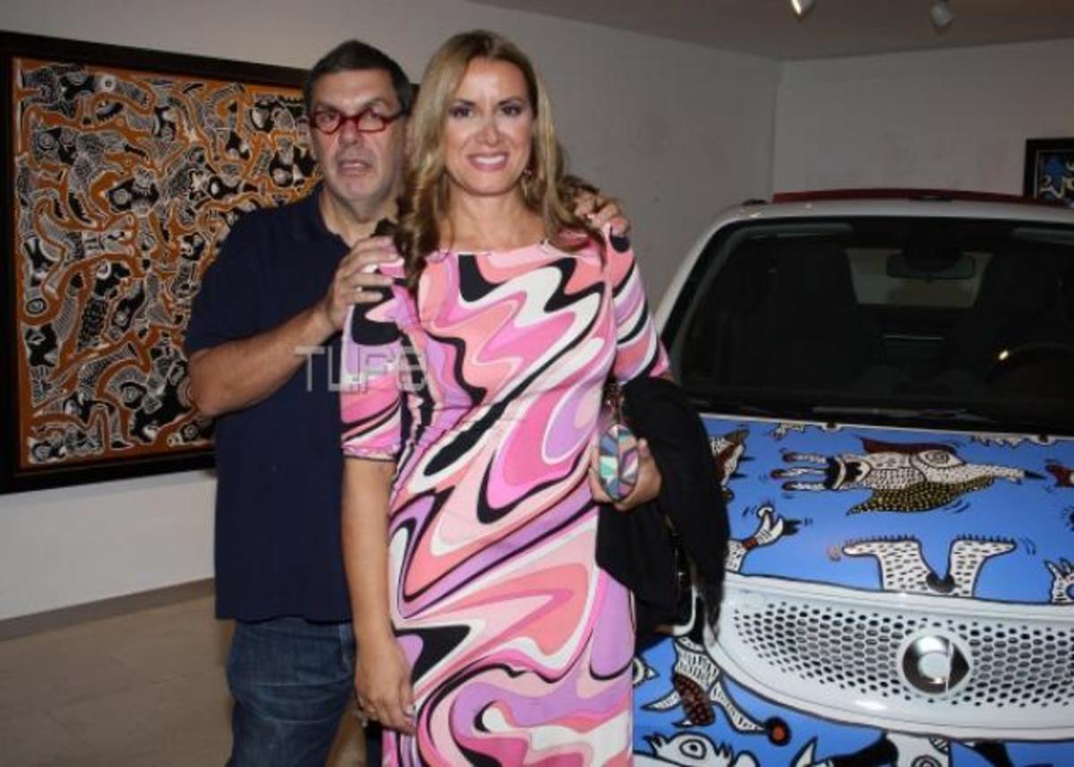 Άννα Δρούζα: Στηρίζει τον σύντροφό της, Θανάση Λάλα, στο νέο του καλλιτεχνικό βήμα! [pics]