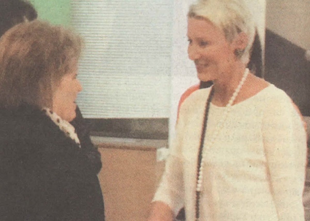 Νατάσα Παζαΐτη: Καταχειροκροτήθηκε σε εκδήλωση για τον καρκίνο του μαστού [pics]