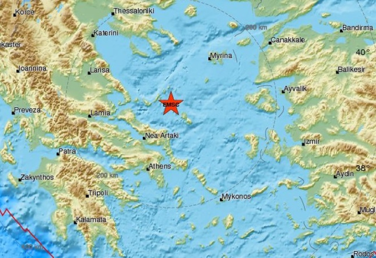 Δυνατός σεισμός κοντά στην Αλόννησο – Αισθητός και στην Αθήνα