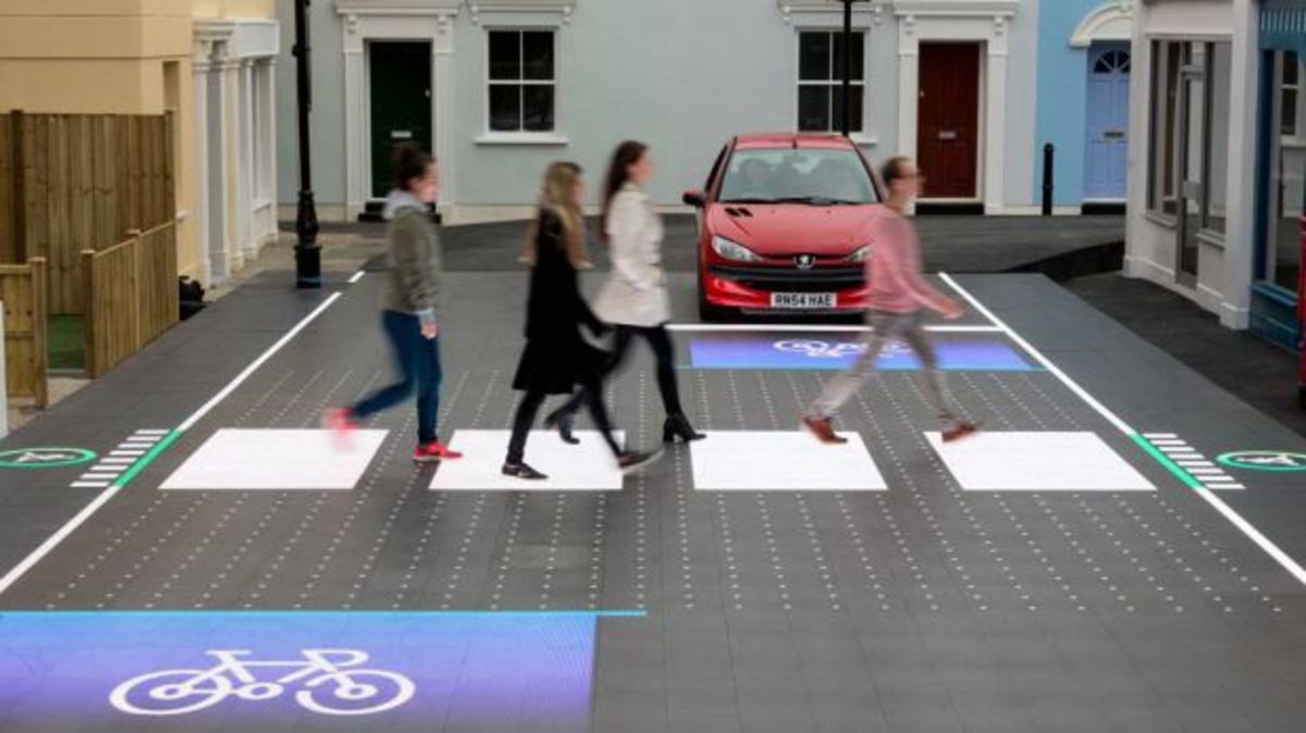 Νέα οδική επιφάνεια LED για μείωση των τροχαίων ατυχημάτων