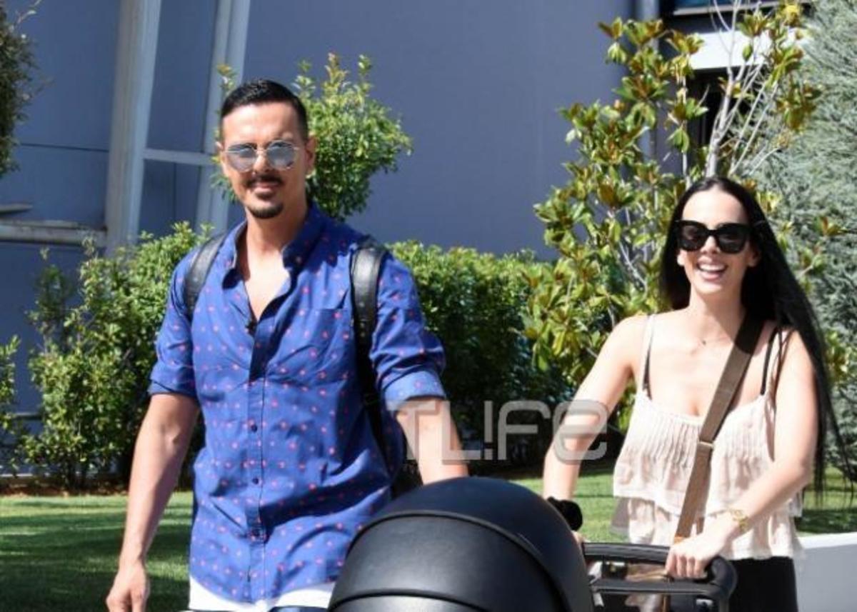 Νίκος Βουρλιώτης – Όλγα Καρπαθάκη: Οικογενειακές στιγμές με την κορούλα τους! [pics]