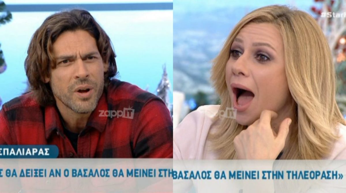 Τα ‘χασε η Καραβάτου με την απάντηση του Σπαλιάρα