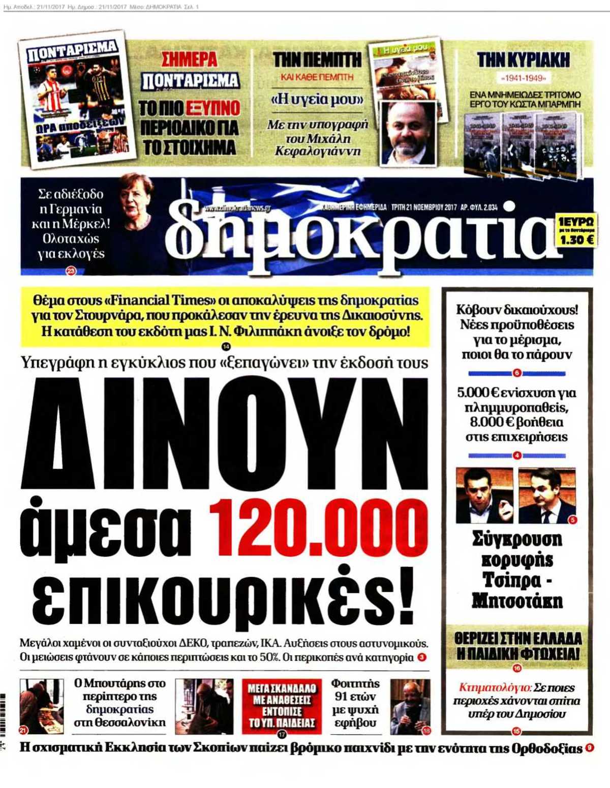 ΔΗΜΟΚΡΑΤΙΑ 21-11-2017