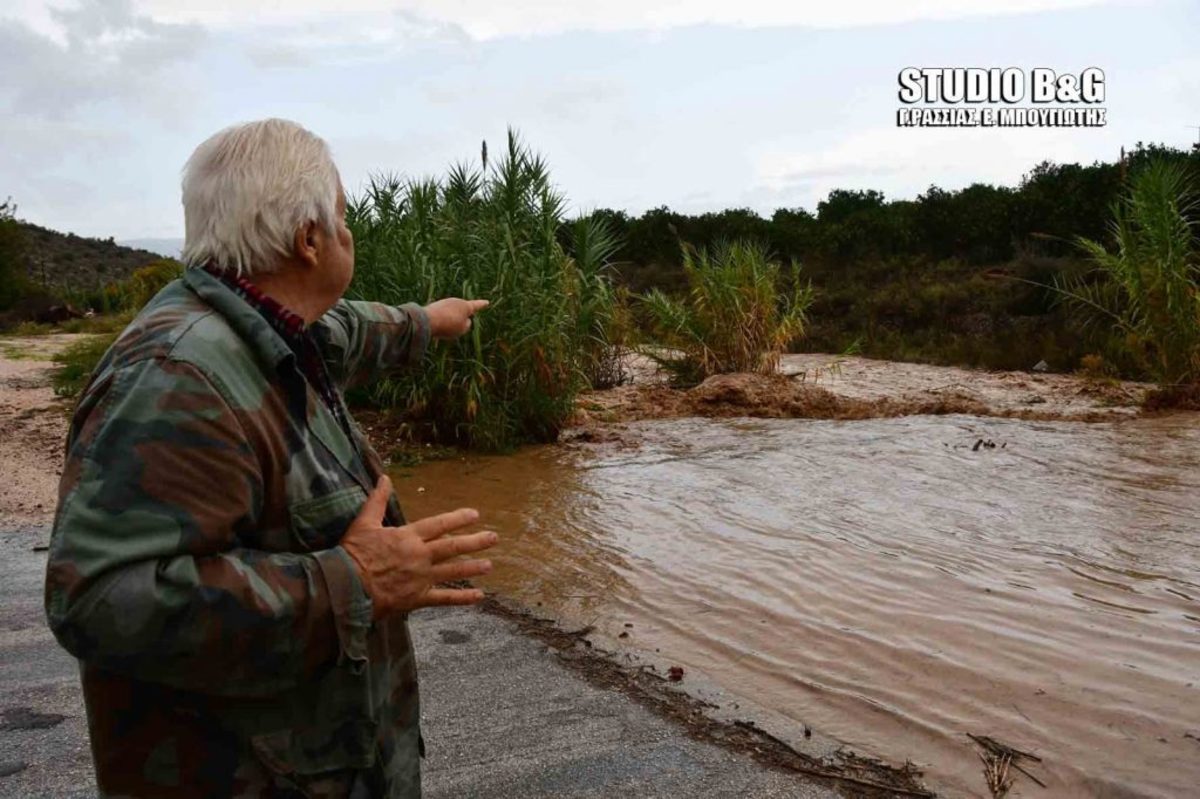 Ναύπλιο: Φούσκωσαν ξανά τα ρέματα στο Ναύπλιο – Σε επιφυλακή οι υπηρεσίες του δήμου [vid]