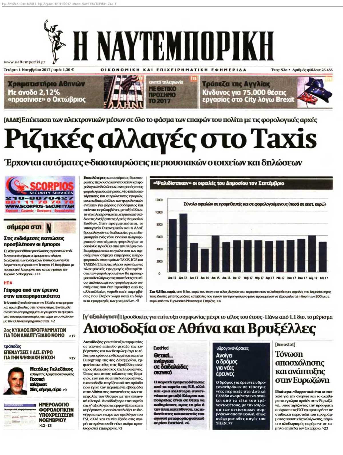 ΝΑΥΤΕΜΠΟΡΙΚΗ 01-11-2017