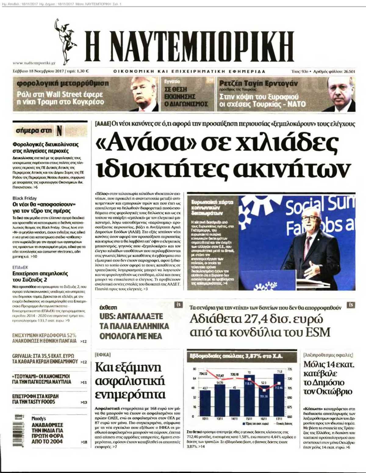ΝΑΥΤΕΜΠΟΡΙΚΗ 18-11-2017