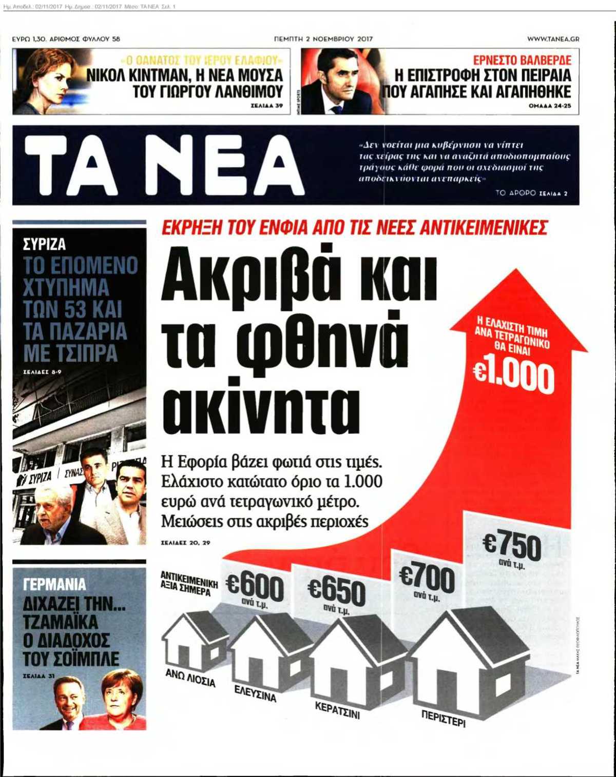 ΤΑ ΝΕΑ 02-11-2017
