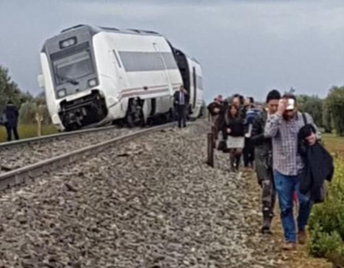 εκτροχιασμός τρένου στην Ισπανία