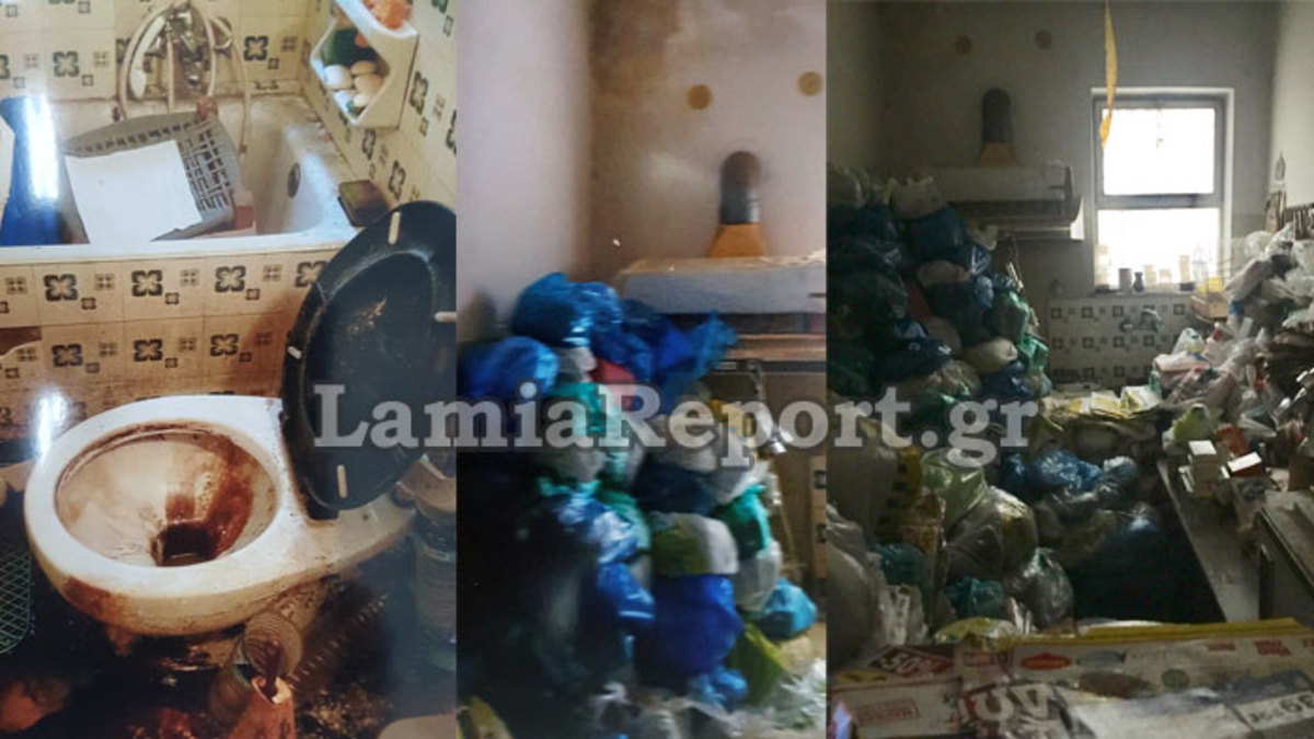 Ασύλληπτες εικόνες από διαμέρισμα – σκουπιδότοπο στη Λαμία! [pics, vid]
