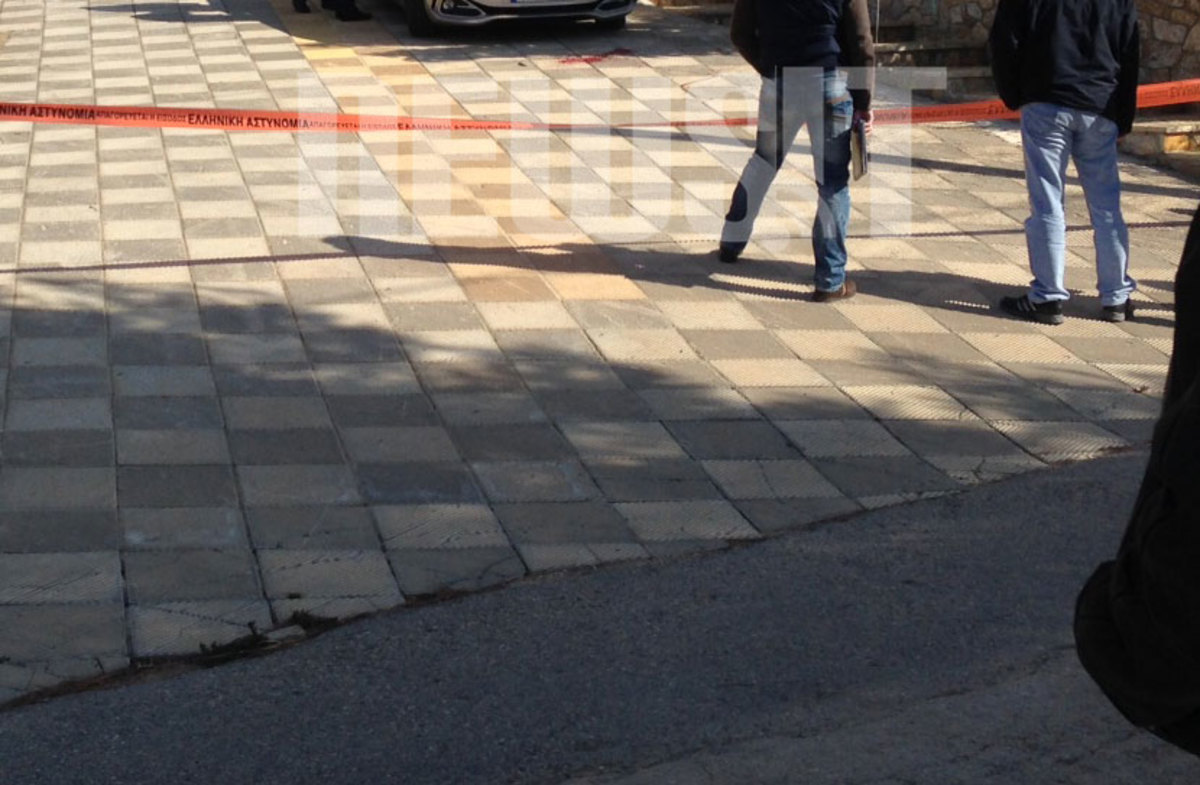 Εικόνα από το σημείο την ημέρα της απόπειρας δολοφονίας