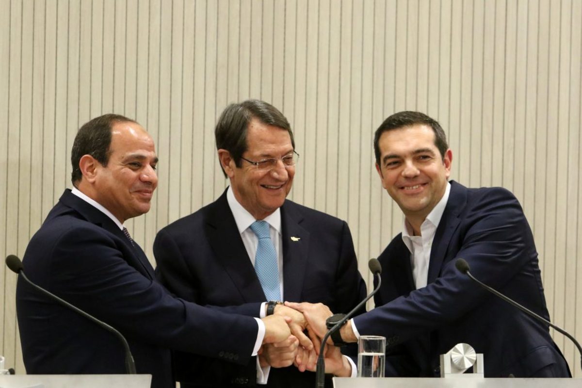 Kύπρος- Ελλάδα – Αίγυπτος θα οριοθετήσουν τα κοινά θαλάσσια σύνορα τους –Κοινή Διακήρυξη