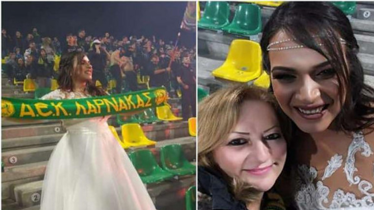 Απίστευτες σκηνές σε γήπεδο! Η νύφη το ‘σκασε για… το «πέταλο» [pics]