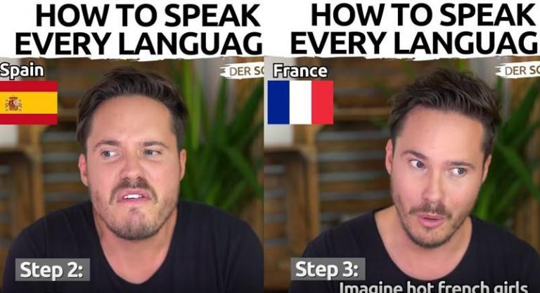 Ένα ξεκαρδιστικό βίντεο δείχνει πώς να μιλάτε οποιαδήποτε γλώσσα