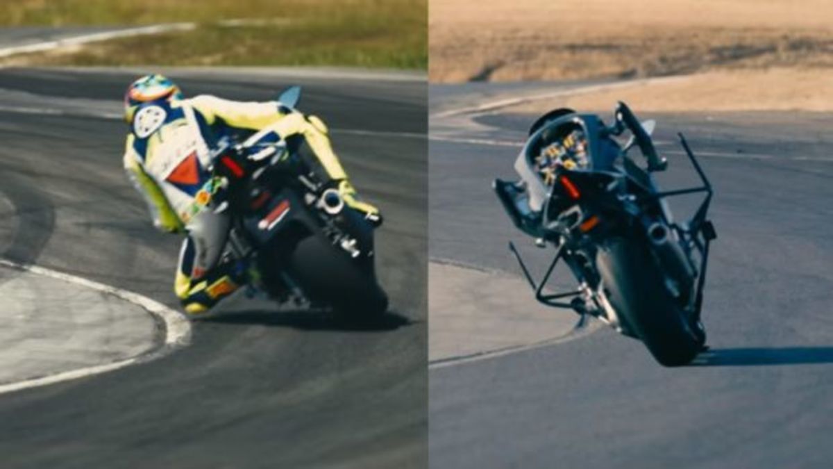 O Valentino Rossi τα βάζει με το ρομπότ της Yamaha [vid]