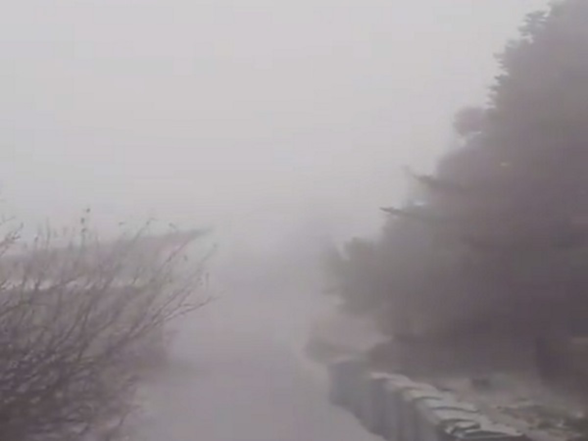 Καιρός: Εντυπωσιακό βίντεο από την χιονοθύελλα στην Πάρνηθα