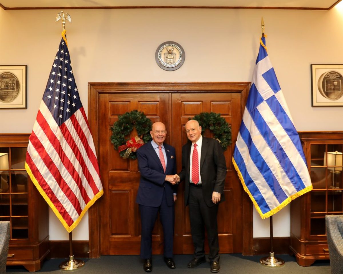 Συνάντηση Δημήτρη Παπαδημητρίου με τον Υπουργό Εμπορίου των ΗΠΑ