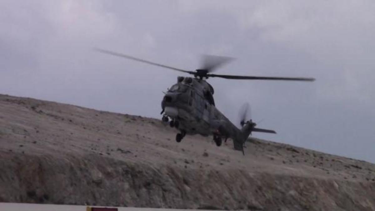 Σωτήρια αεροδιακομιδή Καλύμνιου ασθενή με Super Puma της Πολεμική Αεροπορίας [vid]