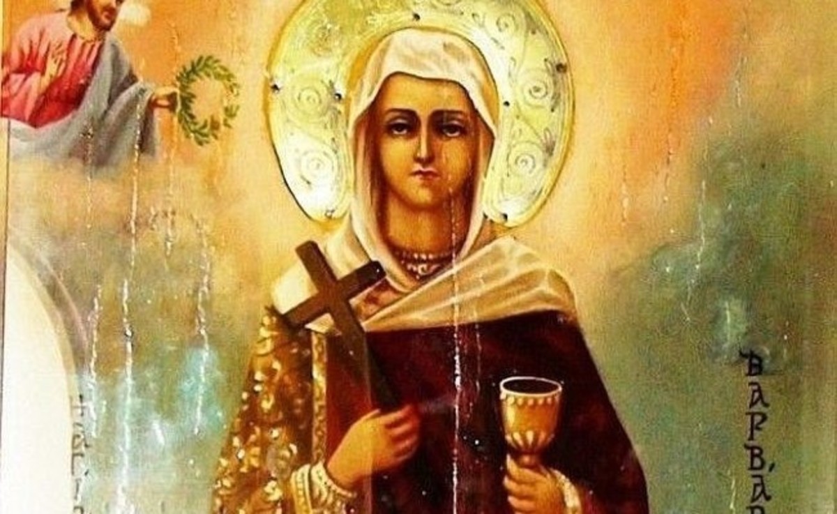 Τι συμβολίζει το ποτήρι που κρατά στις εικόνες η Αγία Βαρβάρα