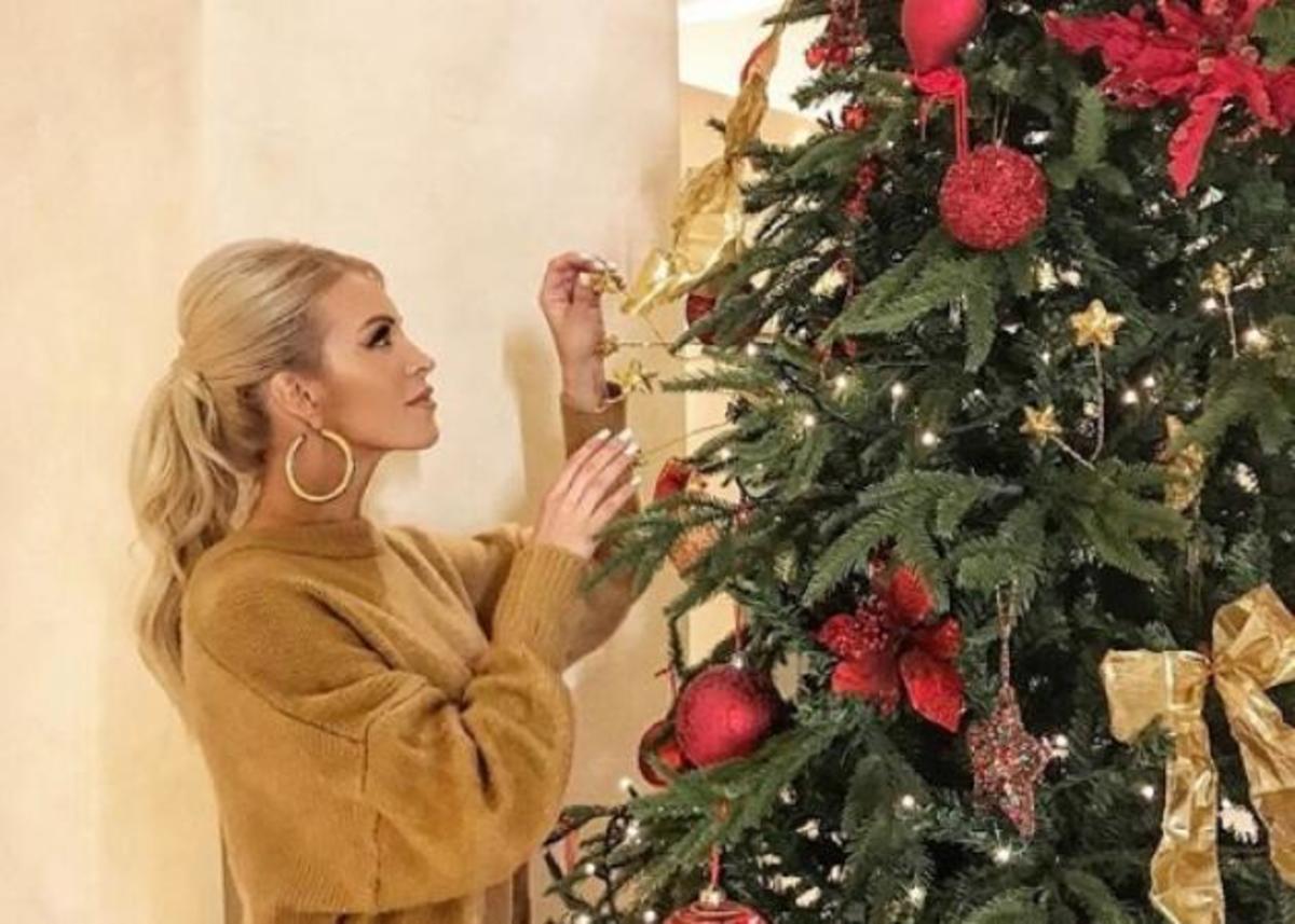 Κατερίνα Καινούργιου: Το εντυπωσιακή χριστουγεννιάτικο δέντρο και το μήνυμα που έστειλε! [pics]