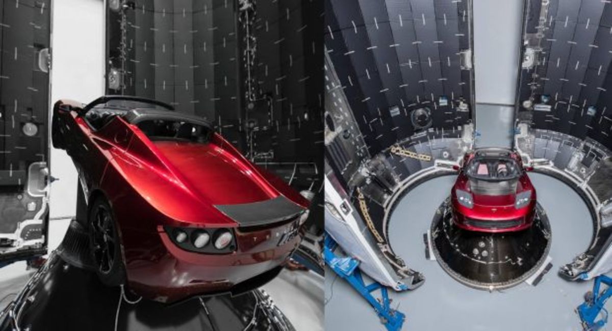 Η Tesla στέλνει αυτοκίνητο στο διάστημα