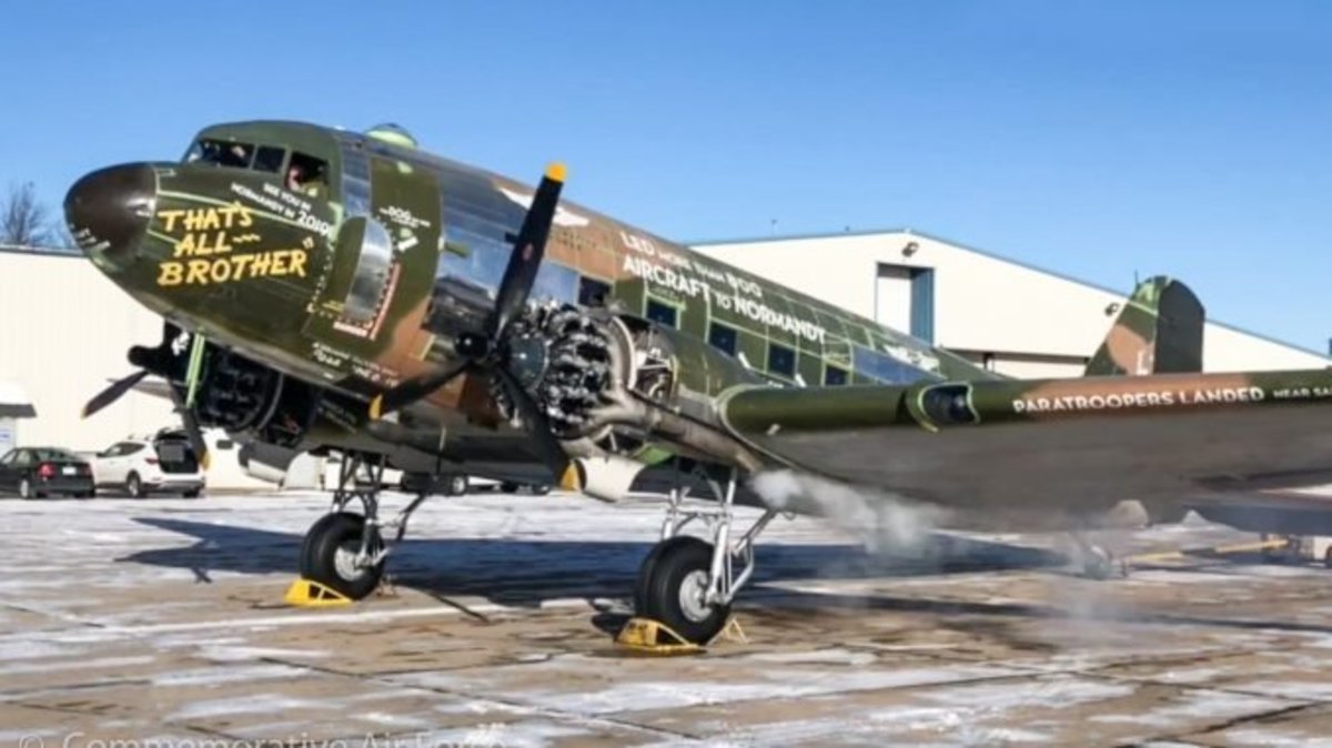 Αεροπλάνο – βετεράνος της απόβασης στη Νορμανδία ήρθε ξανά στη ζωή!