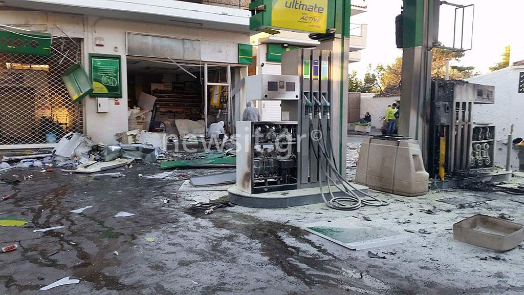 έκρηξη βενζινάδικο βόμβα