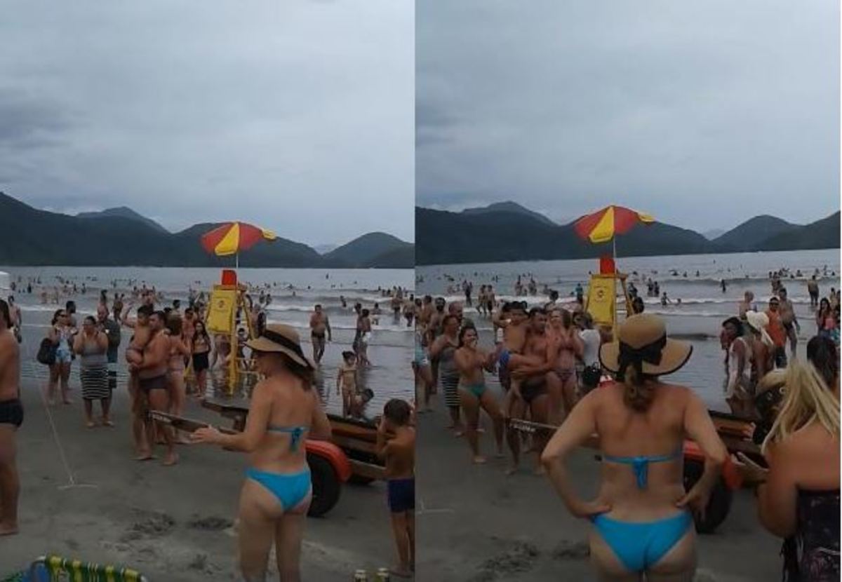 Όλοι στην παραλία άρχισαν να χειροκροτούν – Ο λόγος συγκινεί | Newsit.gr