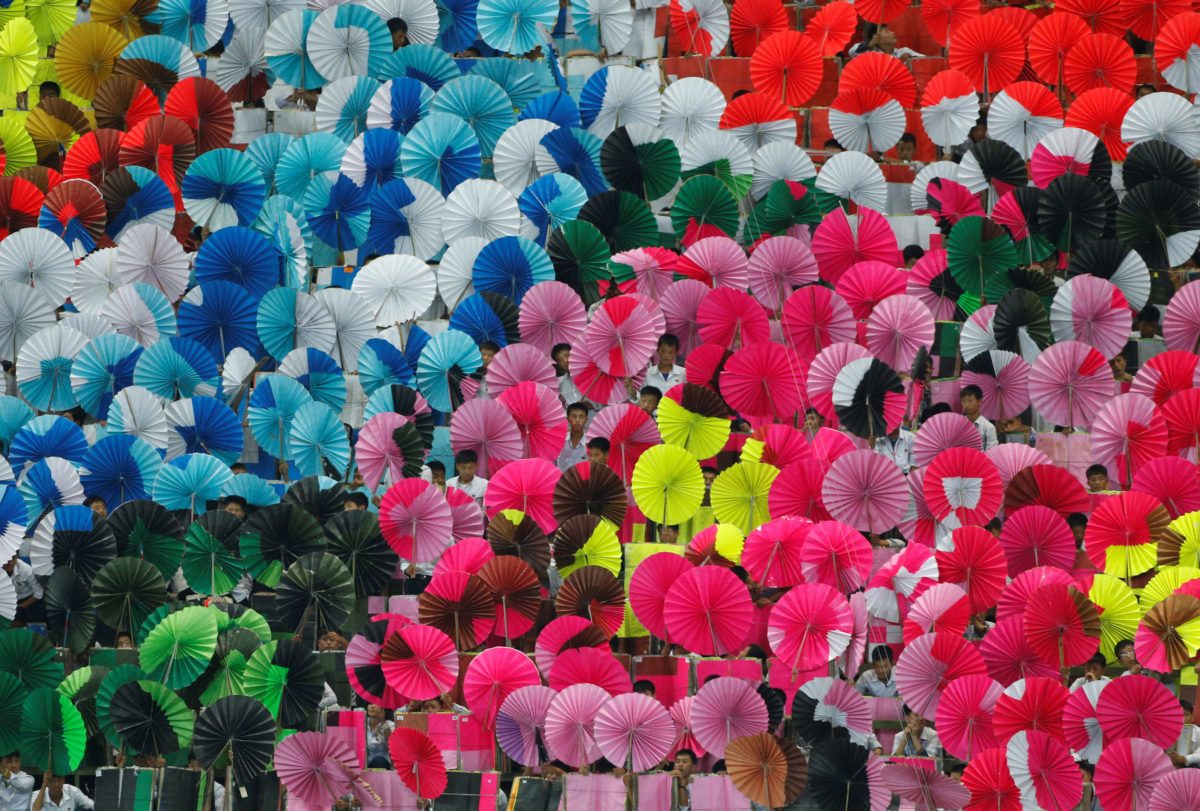 TZ RCEBE RTRMADP NORTHKOREA ANNIVERSARY MASSGAMES