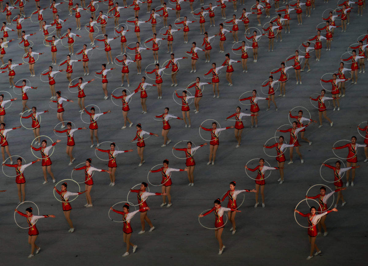 TZ RCEE RTRMADP NORTHKOREA ANNIVERSARY MASSGAMES