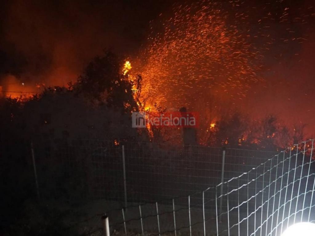 φωτιά στην Κεφαλονιά