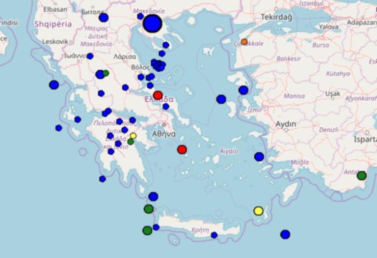 Σεισμός στη Μυτιλήνη – Τι καταγράφουν τώρα οι σεισμογράφοι